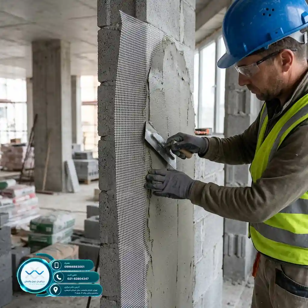 کاهش هزینه اجرای وال مش با تامین مش فایبرگلاس Zr-Glass