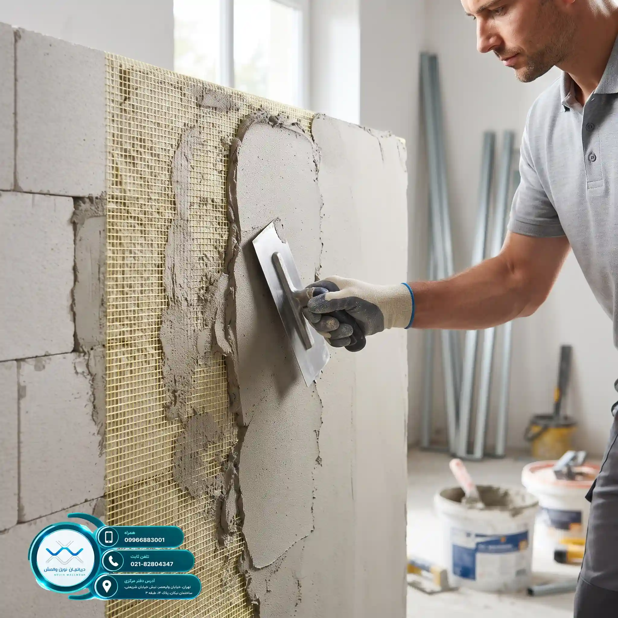 بررسی هزینه اجرای وال مش و تسلیح دیوارهای سبک